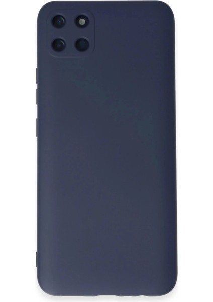 Newface Realme C11 Kılıf Nano Içi Kadife Silikon - Lacivert