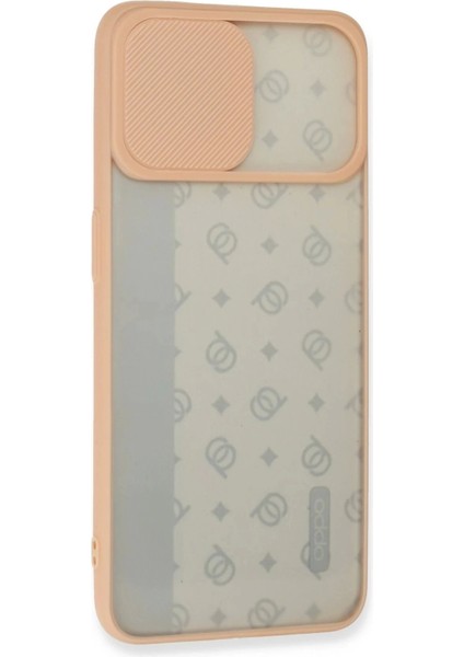 Newface Oppo Reno 4 Lite Kılıf Palm Buzlu Kamera Sürgülü Silikon - Pembe fiyatları