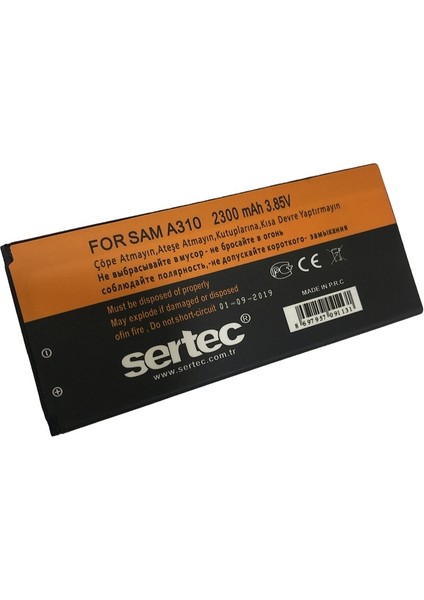 Samsung Galaxy A310 - A3 2016 Uyumlu Batarya