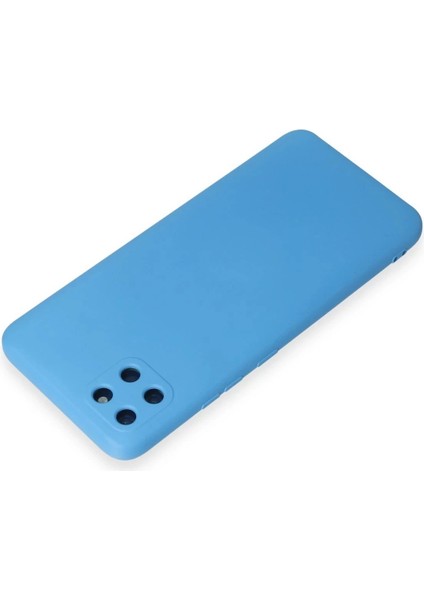 Newface Realme C11 Kılıf Nano Içi Kadife Silikon - Mavi modelleri