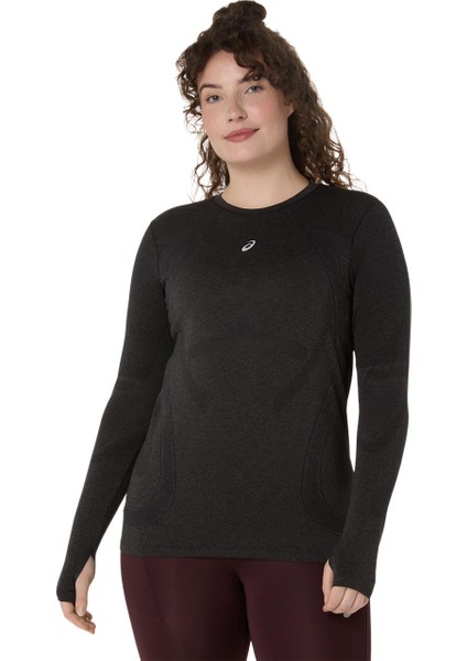 Road Seamless Ls Top Kadın Siyah Uzun Kollu Tshirt 2012D290-001