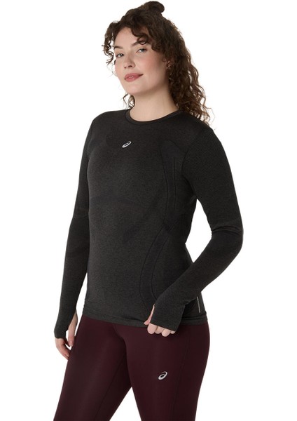 Road Seamless Ls Top Kadın Siyah Uzun Kollu Tshirt 2012D290-001 modelleri