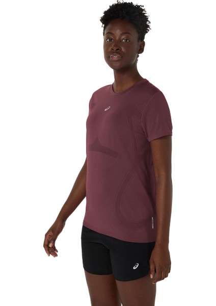 Road Seamless Ss Top Kadın Bordo Kısa Kollu Tshirt 2012D292-600 modelleri
