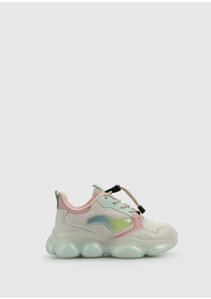 Krem Kız Çocuk Sneaker