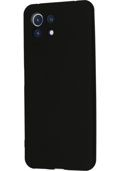 Newface Xiaomi Mi 11 Lite Kılıf Nano Içi Kadife Silikon - Siyah modelleri