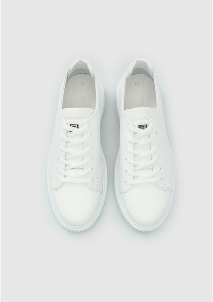 Beyaz Deri Erkek Sneaker indirimleri