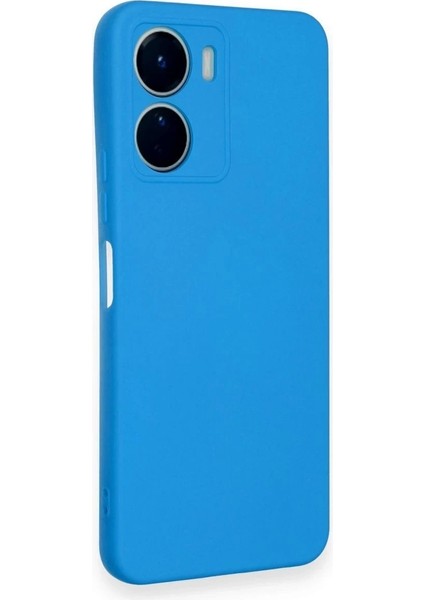 Newface Vivo Y16 Kılıf Nano Içi Kadife Silikon - Mavi fiyatları