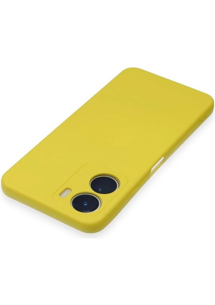 Newface Vivo Y16 Kılıf Nano Içi Kadife Silikon - Sarı fırsatları