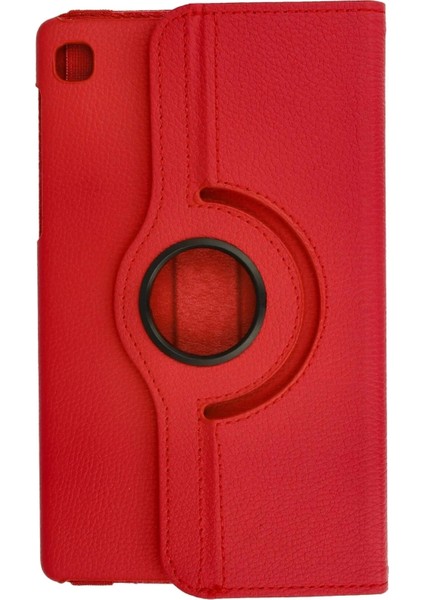 Newface Samsung Galaxy T220 Tab A7 Lite 8.7 Kılıf 360 Tablet Deri Kılıf - Kırmızı modelleri