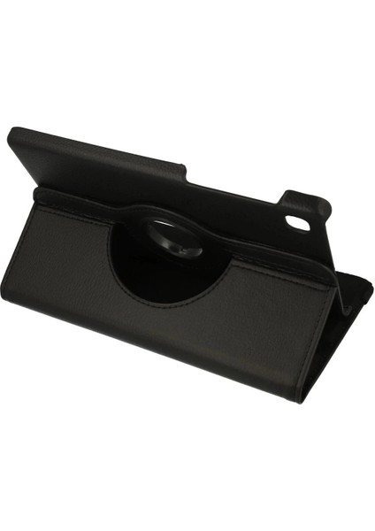 Newface Samsung Galaxy T220 Tab A7 Lite 8.7 Kılıf 360 Tablet Deri Kılıf - Siyah