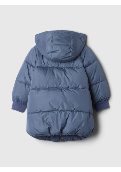 Erkek Bebek Mavi Heavyweight PrimaLoft® Kapitone Mont modelleri