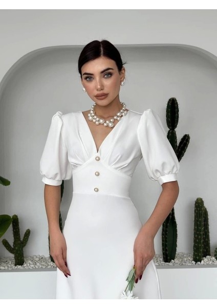 Linda Midi Elbise modelleri