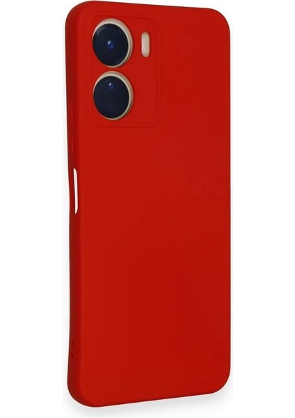 Newface Vivo Y16 Kılıf Nano Içi Kadife Silikon - Kırmızı fiyatları