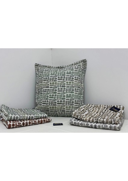 Nivemeshome Elyaf Dolgulu Kırlent 45X45 Lisa 02 Yeşil