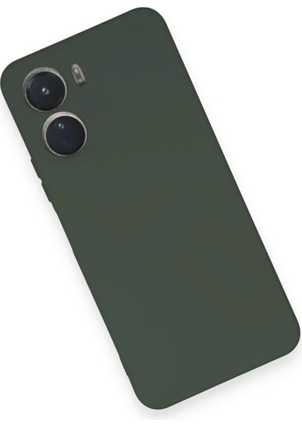 Newface Vivo Y16 Kılıf Nano Içi Kadife Silikon - Koyu Yeşil modelleri