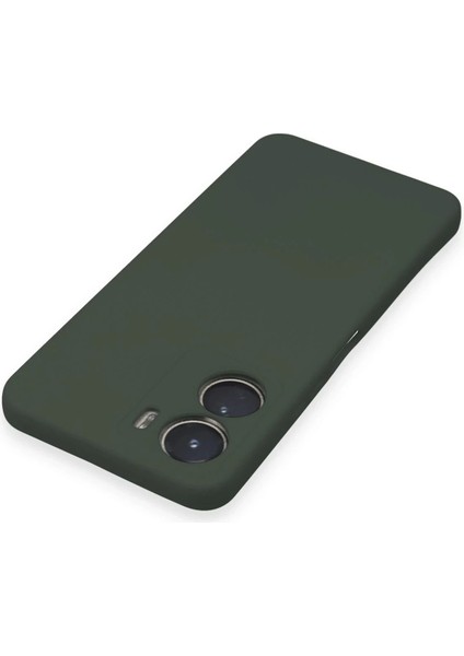 Newface Vivo Y16 Kılıf Nano Içi Kadife Silikon - Koyu Yeşil fırsatları