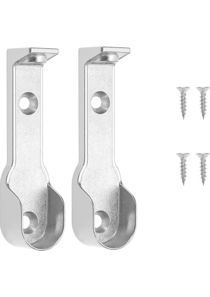 (2 Adet) Uzun Askı Flanşı Dolap Boru Sabitleme Kıyafet Elbise Askı Flanş Aparatı Krom 60 mm fiyatları