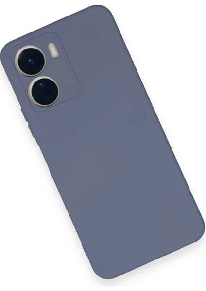 Newface Vivo Y16 Kılıf Nano Içi Kadife Silikon - Gri modelleri