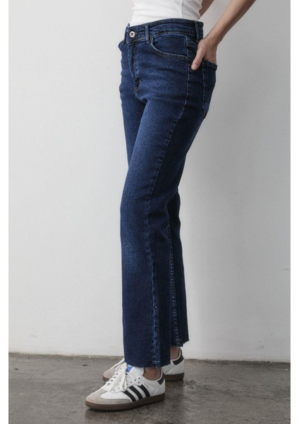 Kadın Yüksek Bel Jean Pantolon fiyatları