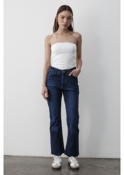Kadın Yüksek Bel Jean Pantolon modelleri