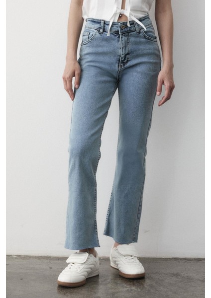 Kadın Yüksek Bel Jean Pantolon modelleri