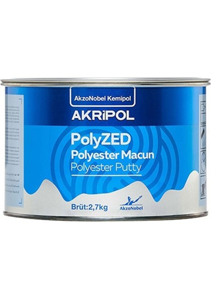 Polyzed Polyester Macun Sarı 2,7 kg
