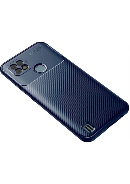 Newface Realme C21 Kılıf Auto Focus Karbon Kapak - Lacivert fiyatları
