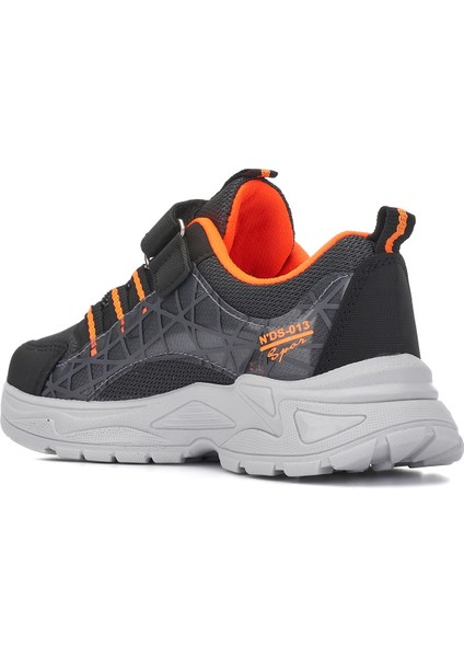 Günlük Çocuk Unisex Sneaker Nefes Alabilen Lastik Bağcıklı Cırt Cırtlı Hafif Esnek Ayakkabı 0013 modelleri