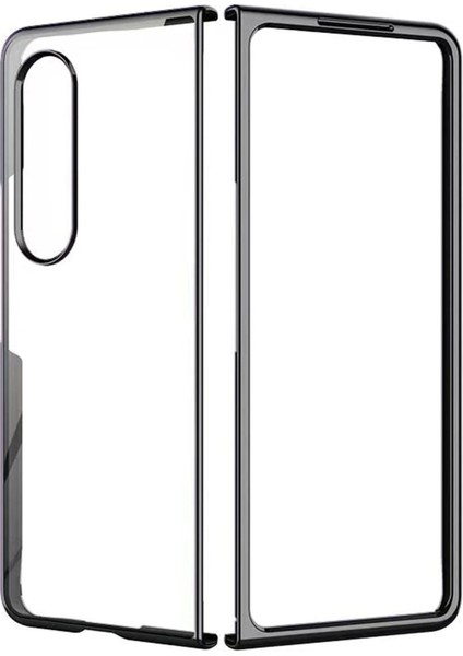 Newface Samsung Galaxy Z Fold 4 Kılıf Fold Element Kapak - Siyah modelleri