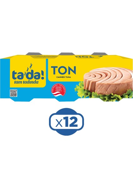 Ton Balığı 3X80 gr x 12 Adet