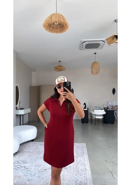 Kadın Polo Yaka Mini Elbise fiyatları