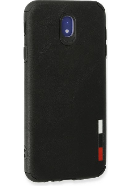 Newface Samsung Galaxy J7 Pro / J730 Kılıf Loop Deri Silikon - Siyah modelleri