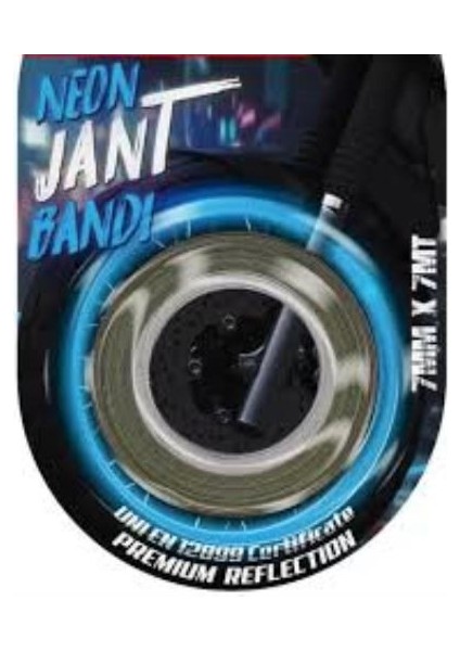 BND0197007M Mavi Neon Jant Bandı
