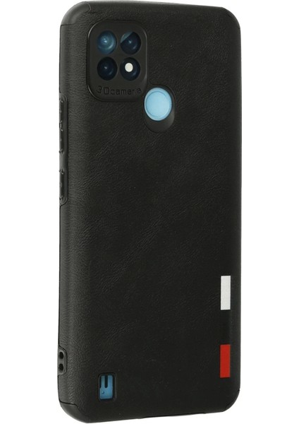 Newface Realme C21 Kılıf Loop Deri Silikon - Siyah modelleri