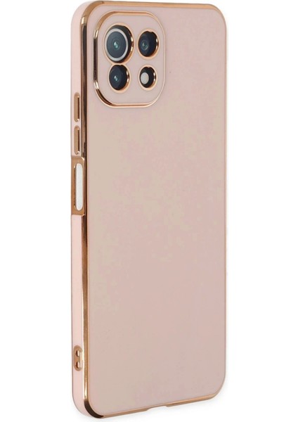 Newface Xiaomi Mi 11 Lite Kılıf Volet Silikon - Pembe