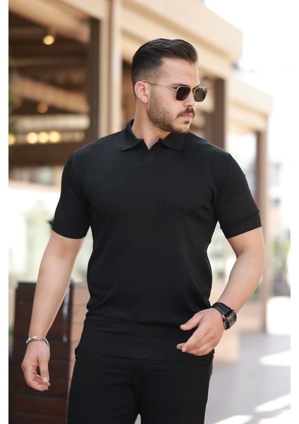 Erkek Hemşire Yaka Kısa Kollu Tişört