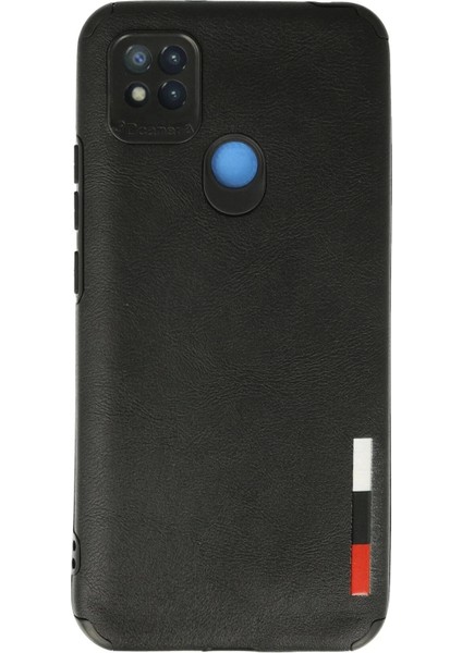 Newface Xiaomi Redmi 9c Kılıf Loop Deri Silikon - Siyah