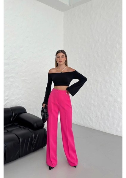 Yüksek Bel Pensli̇ Palazzo Pantolon fiyatları