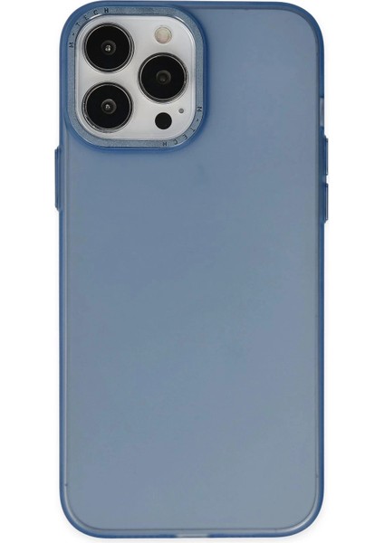 Newface iPhone 14 Pro Kılıf Modos Metal Kapak - Lacivert