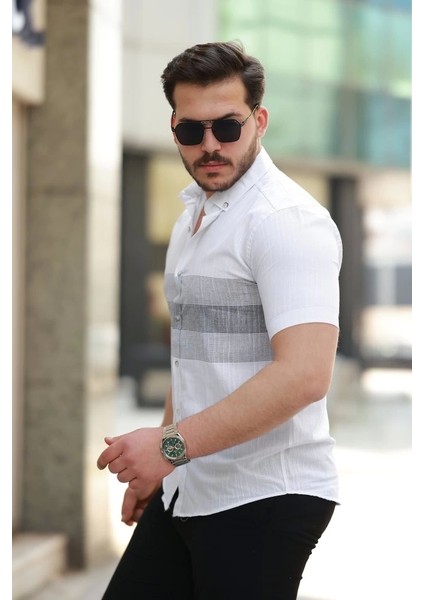 Erkek Desenli Kısa Kollu Gömlek fiyatları