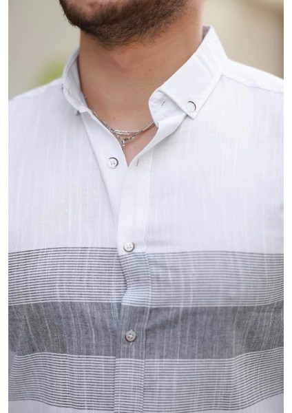 Erkek Desenli Kısa Kollu Gömlek modelleri