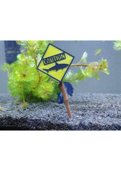 Caution Akvaryum Dekor modelleri