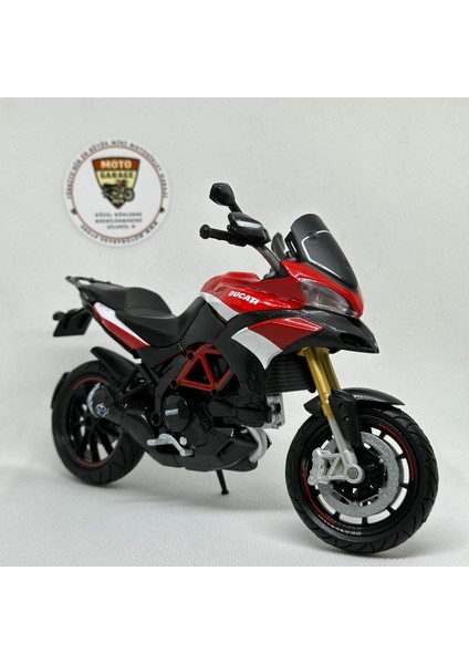 Ducati Multistrada 1200 S Pikes Peak 1:12 Diecast Motosiklet – Lisanslı Maisto Metal Model