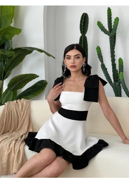 Miron Omuz Fiyonklu Elbise modelleri