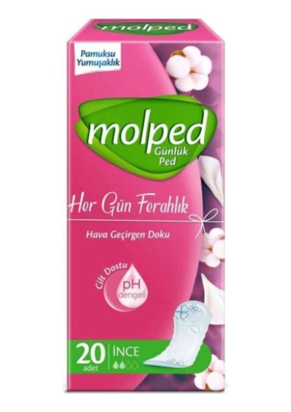 Daily Care Light Deo Fresh 20'li Hijyenik Ped 4'lü