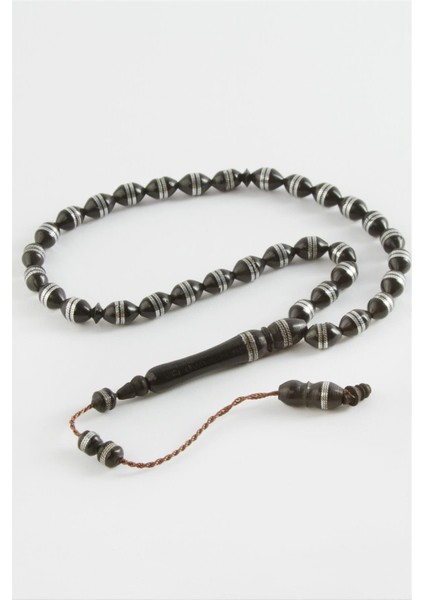 Arpa Kesim Işlemeli Kuka Tesbih 8*10 mm