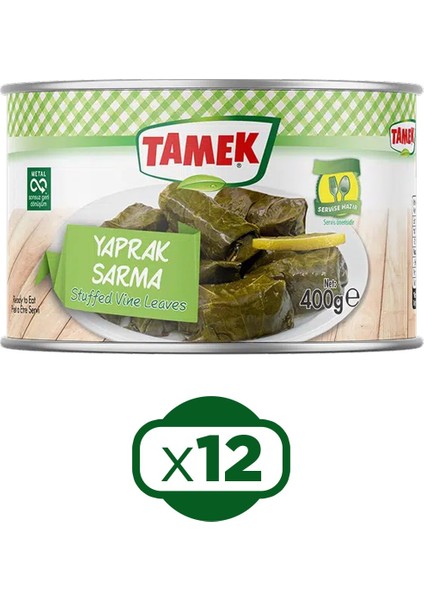 Yaprak Sarma 400 gr x 12 Adet