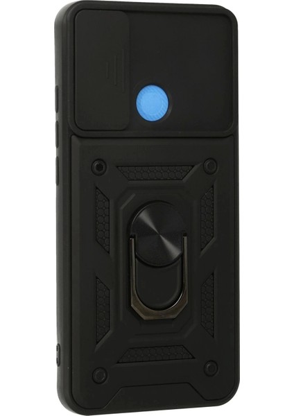 Newface Xiaomi Redmi 9c Kılıf Pars Lens Yüzüklü Silikon - Siyah fiyatları