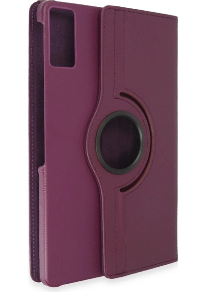 Newface Xiaomi Pad 6 Kılıf 360 Tablet Deri Kılıf - Mürdüm