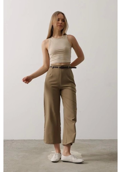Kemer Pens Detaylı Pantolon - Haki modelleri